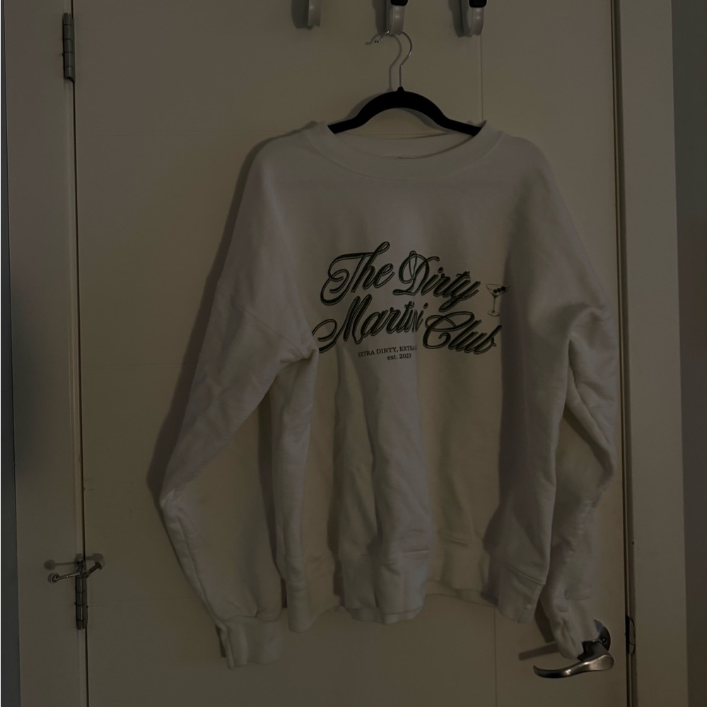 White Graphic Sweatshirt
